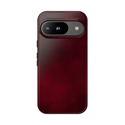 Vintage Burgundy Cherry Phone Case – Elegant Floral Design for iPhone 17 & Samsung Galaxy | Tough Protective Cover - JGUS