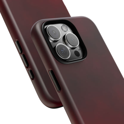 Vintage Burgundy Cherry Phone Case – Elegant Floral Design for iPhone 17 & Samsung Galaxy | Tough Protective Cover - JGUS