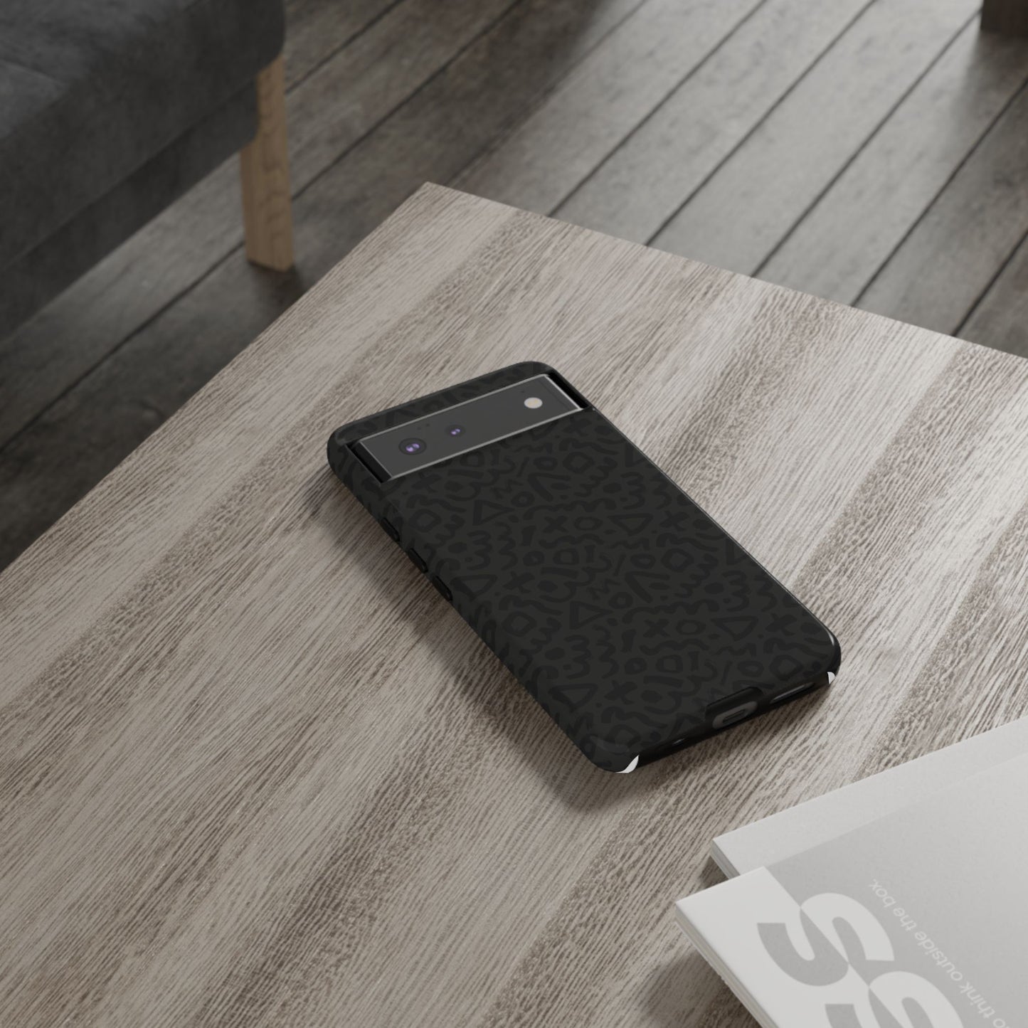 Retro Geometric Vibes Phone Case – 80s 90s Vintage Abstract Pattern for iPhone & Samsung - JGUS