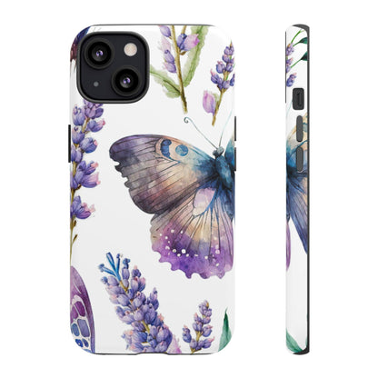 Lavender Butterfly Protective Phone Case