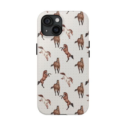 Wild Mustang Horse Pattern Phone Case – Stylish, Protective & Eco-Friendly