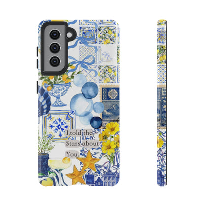 Lemon summertime collage Phone Case