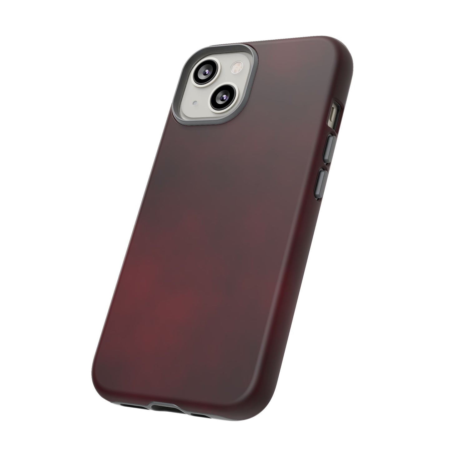 Vintage Burgundy Cherry Phone Case – Elegant Floral Design for iPhone 17 & Samsung Galaxy | Tough Protective Cover - JGUS
