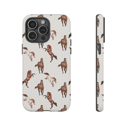 Wild Mustang Horse Pattern Phone Case – Stylish, Protective & Eco-Friendly - JGUS