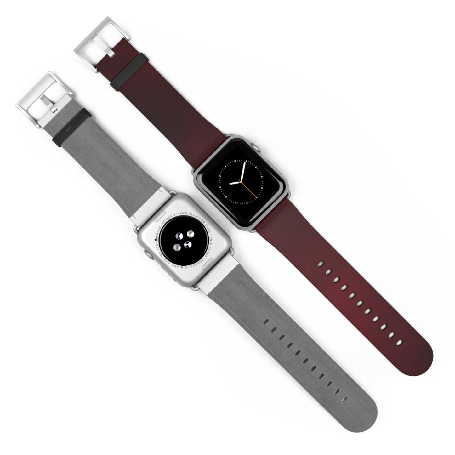 Vintage Burgundy Cherry Apple Watch Band – Sustainable, Stylish, and Comfortable