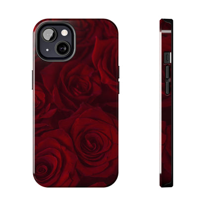 Velvet Rose - Burgundy Floral Phone Case