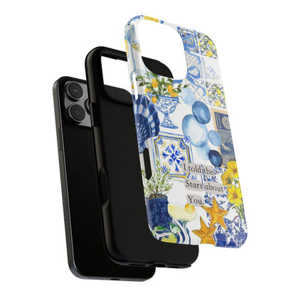 Lemon summertime collage Phone Case