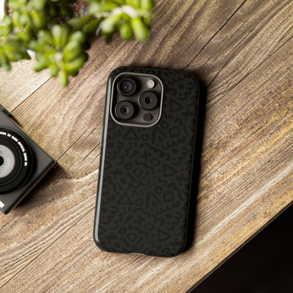 Retro Geometric Vibes Phone Case – 80s 90s Vintage Abstract Pattern for iPhone & Samsung - JGUS