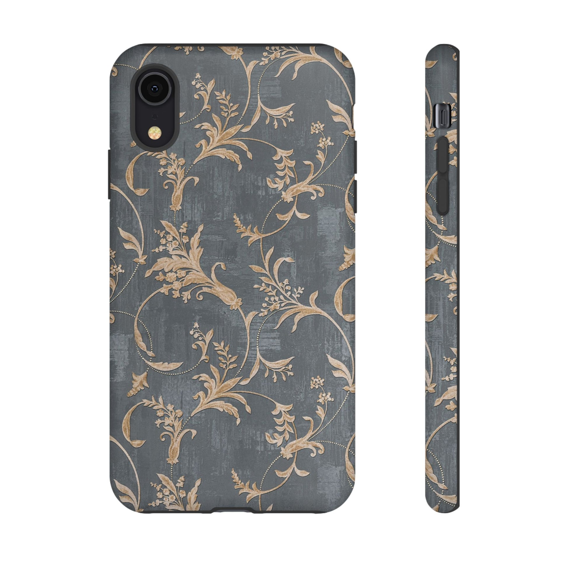 Old-Fashioned Flower Phone Case – Aesthetic Protective Cover for iPhone & Samsung - JGUS