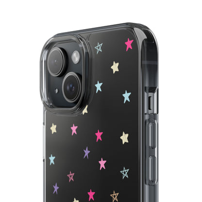 Star Pattern Clear Phone Case – Stylish & Durable Protection for Your Phone