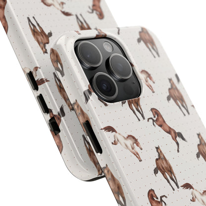 Wild Mustang Horse Pattern Phone Case – Stylish, Protective & Eco-Friendly
