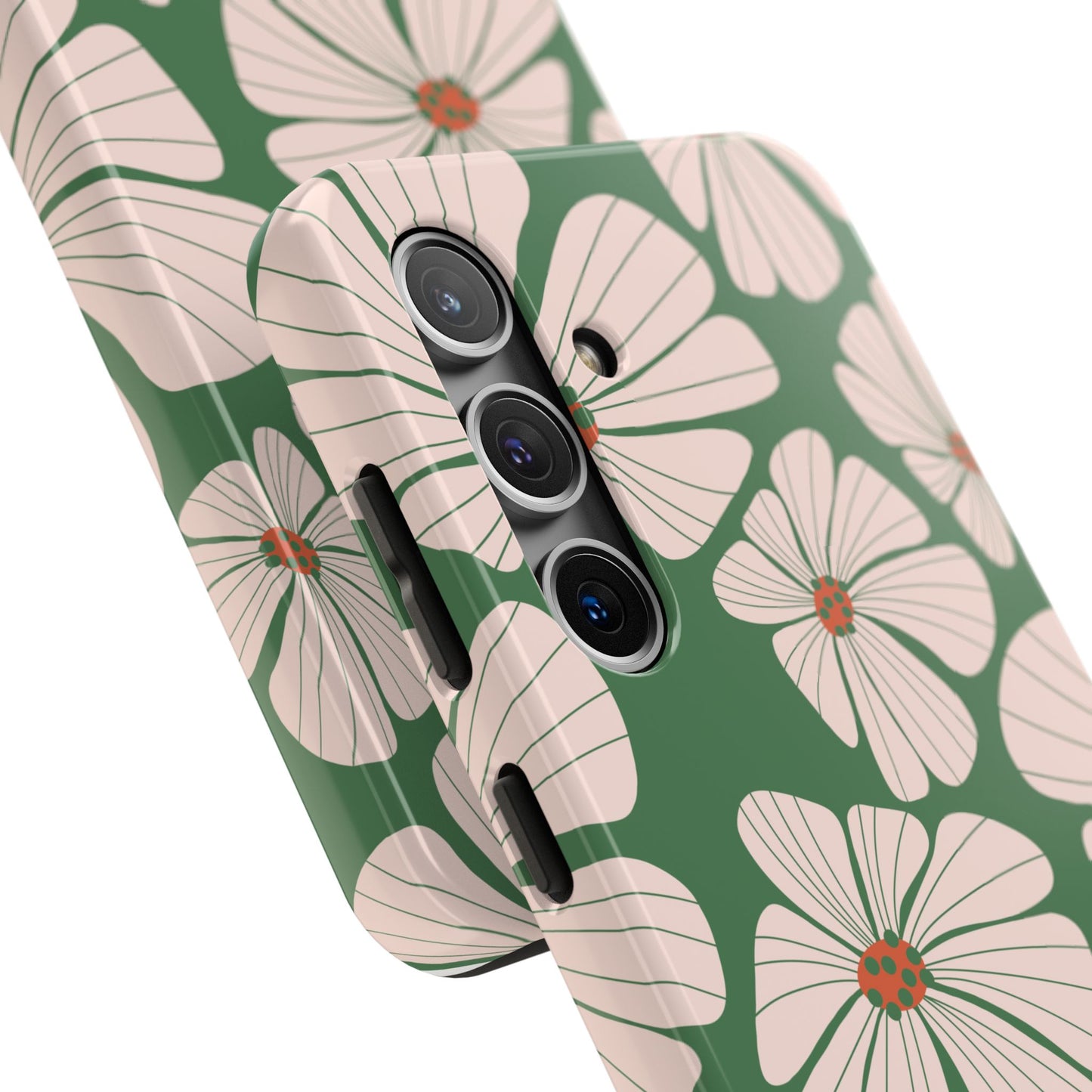 Retro Floral Abstract Phone Case – Vintage 70s & 80s Aesthetic for iPhone & Samsung