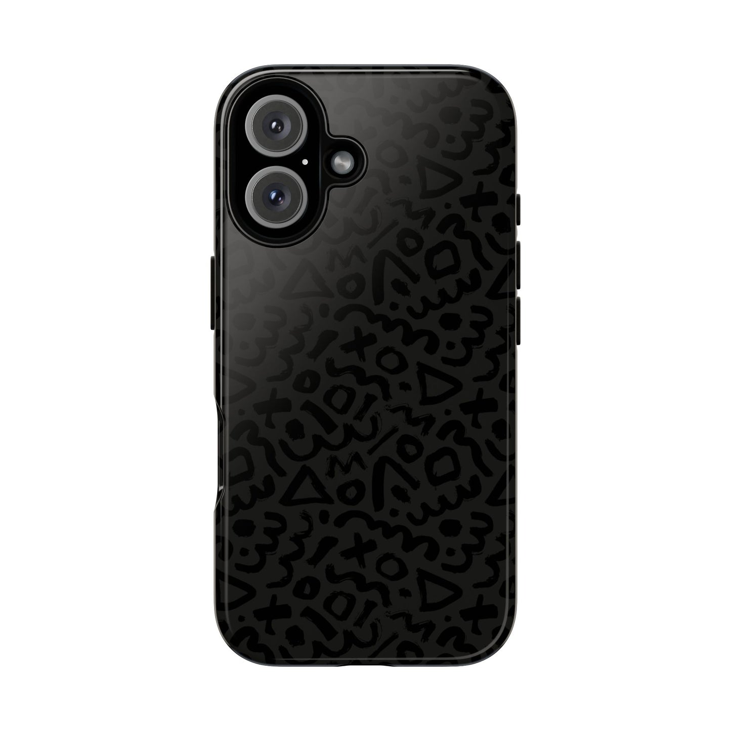 Retro Geometric Vibes Phone Case – 80s 90s Vintage Abstract Pattern for iPhone & Samsung - JGUS
