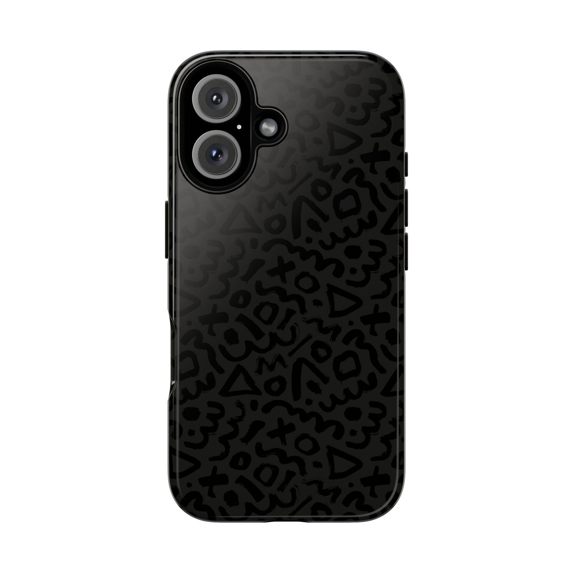 Retro Geometric Vibes Phone Case – 80s 90s Vintage Abstract Pattern for iPhone & Samsung - JGUS