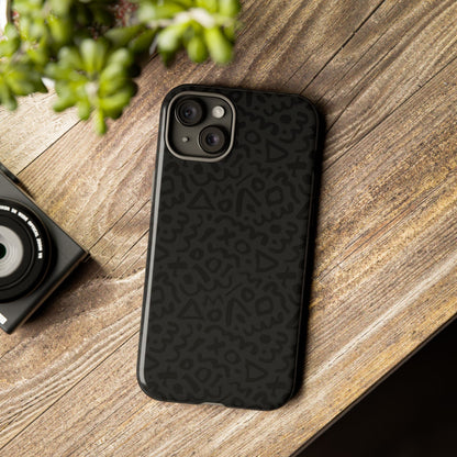 Retro Geometric Vibes Phone Case – 80s 90s Vintage Abstract Pattern for iPhone & Samsung - JGUS