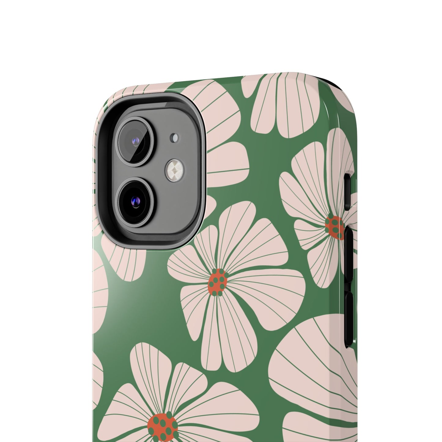 Retro Floral Abstract Phone Case – Vintage 70s & 80s Aesthetic for iPhone & Samsung