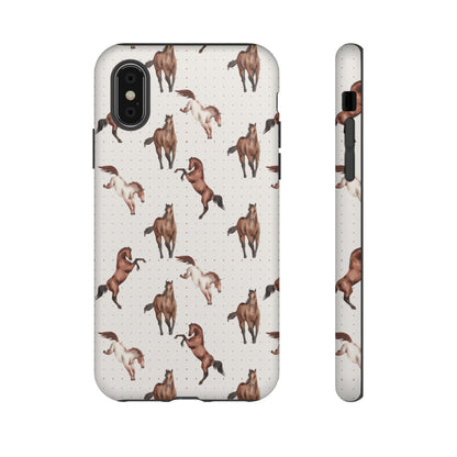 Wild Mustang Horse Pattern Phone Case – Stylish, Protective & Eco-Friendly - JGUS