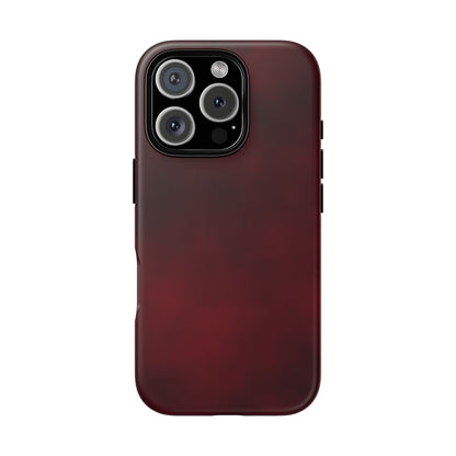 Vintage Burgundy Cherry Phone Case – Elegant Floral Design for iPhone 17 & Samsung Galaxy | Tough Protective Cover - JGUS