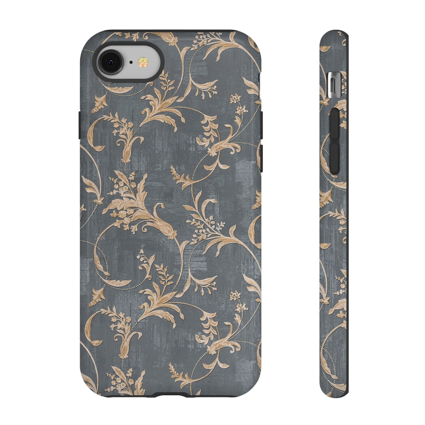 Old-Fashioned Flower Phone Case – Aesthetic Protective Cover for iPhone & Samsung - JGUS
