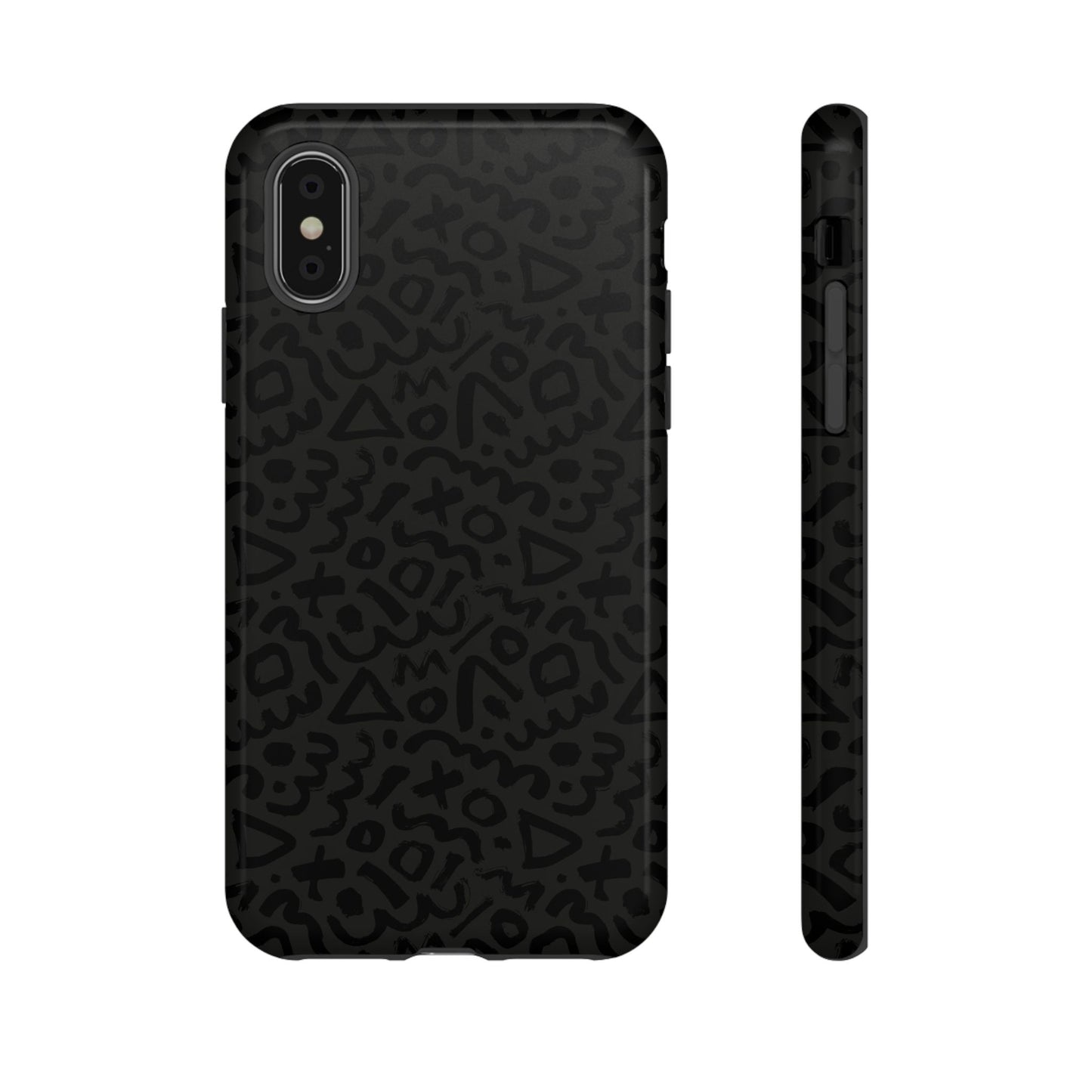Retro Geometric Vibes Phone Case – 80s 90s Vintage Abstract Pattern for iPhone & Samsung - JGUS
