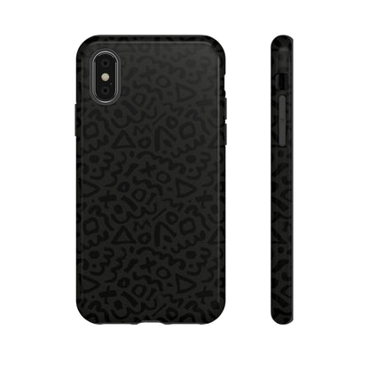 Retro Geometric Vibes Phone Case – 80s 90s Vintage Abstract Pattern for iPhone & Samsung - JGUS
