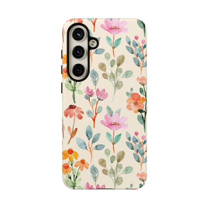 Petal Splash Watercolor Symphony Phone Case