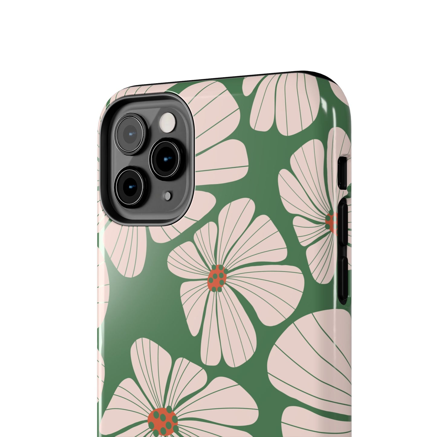 Retro Floral Abstract Phone Case – Vintage 70s & 80s Aesthetic for iPhone & Samsung