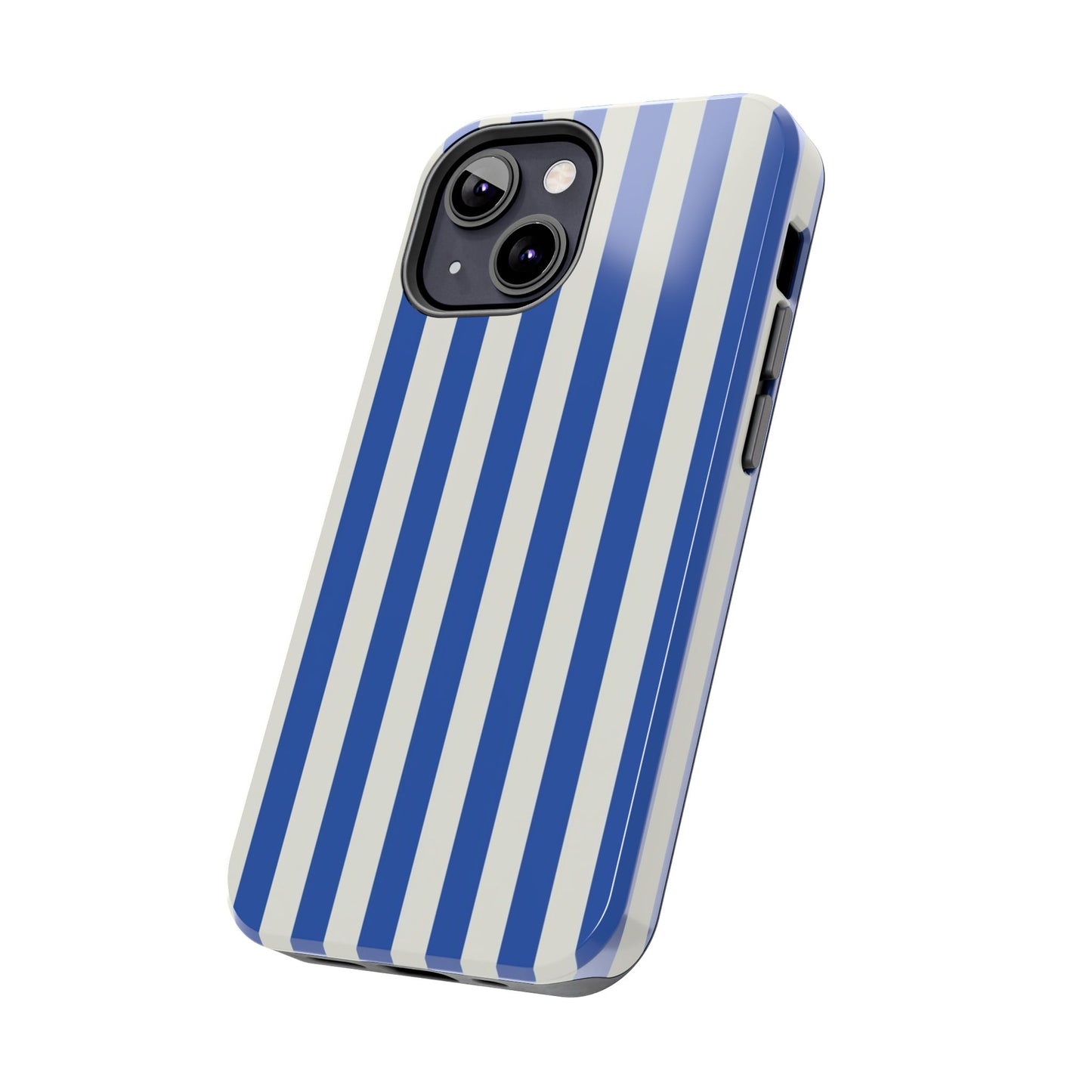 Blue White Striped Phone Case