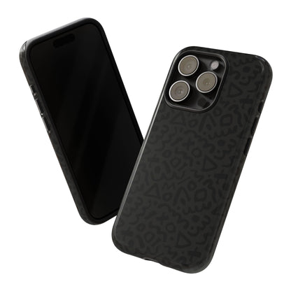 Retro Geometric Vibes Phone Case – 80s 90s Vintage Abstract Pattern for iPhone & Samsung - JGUS