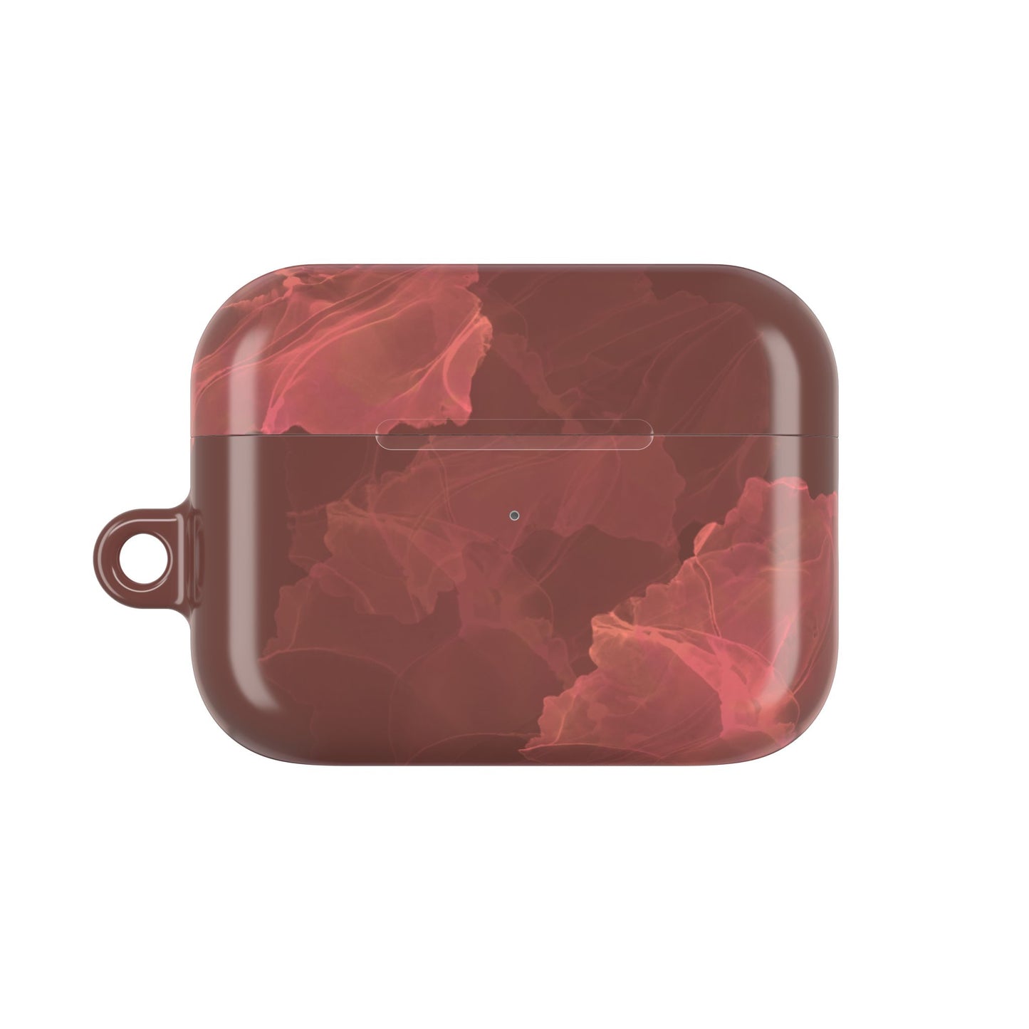 Blush Ink Splash Shockproof & Scratch-Resistant AirPods Case – Wireless Charging Compatible