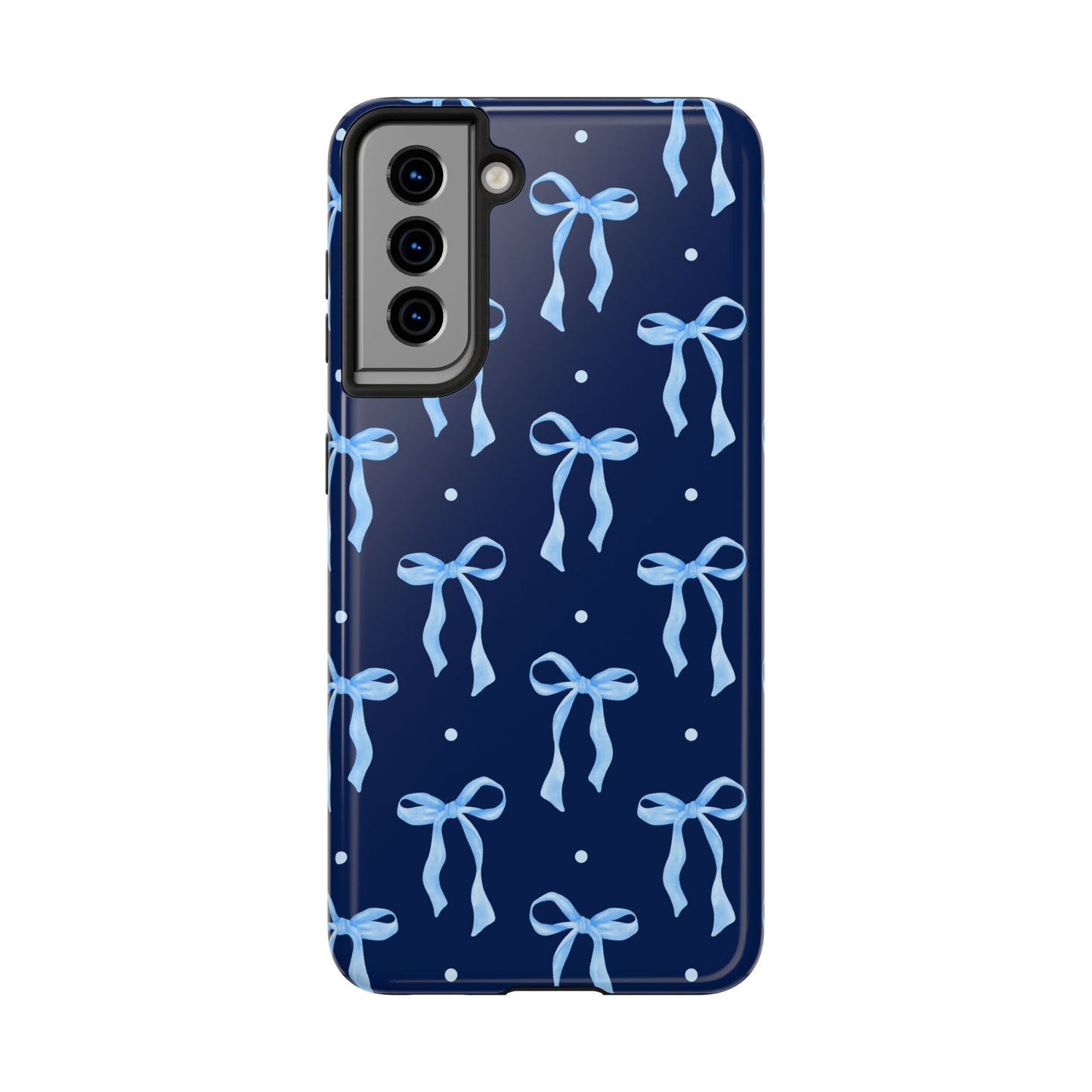 Bows and Blues Phone Case – Cute & Durable Bow Print Case for iPhone & Samsung