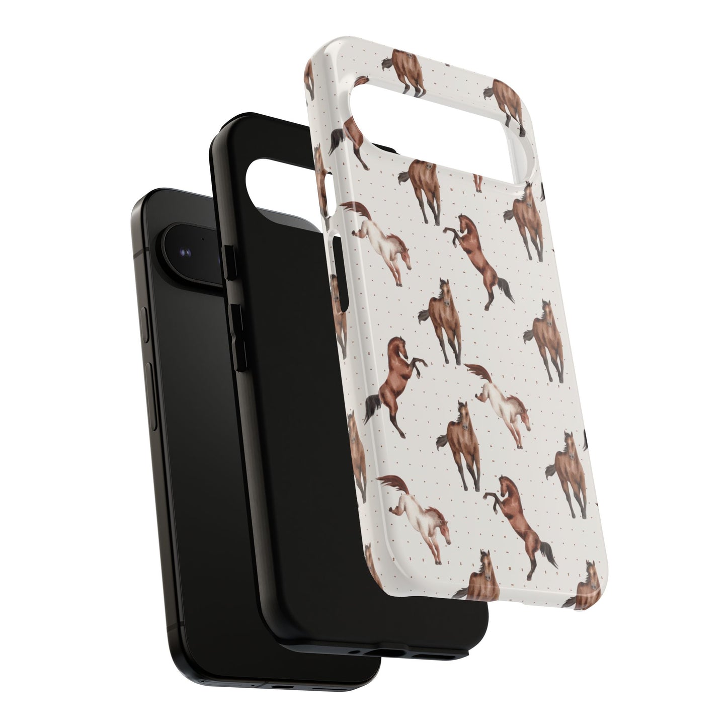 Wild Mustang Horse Pattern Phone Case – Stylish, Protective & Eco-Friendly - JGUS