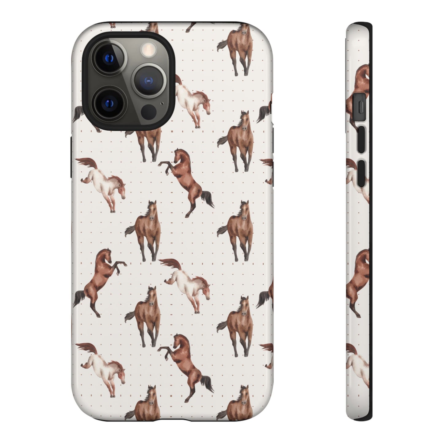 Wild Mustang Horse Pattern Phone Case – Stylish, Protective & Eco-Friendly - JGUS