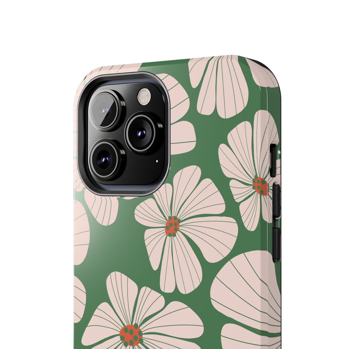 Retro Floral Abstract Phone Case – Vintage 70s & 80s Aesthetic for iPhone & Samsung