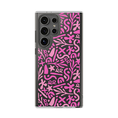 Abstract Vibes Clear Phone Case