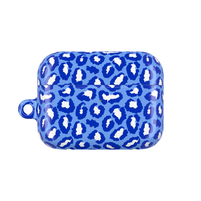 Leopard Vibes - Blue Edition Shockproof & Scratch-Resistant AirPods Case – Wireless Charging Compatible