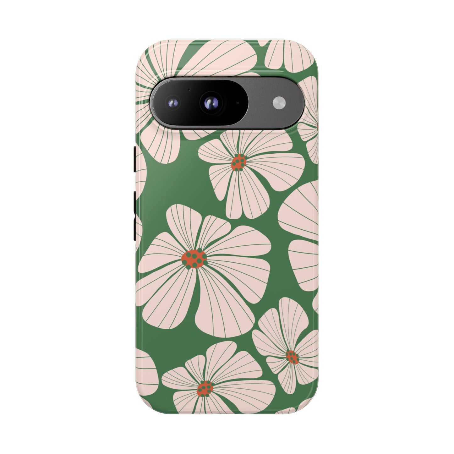Retro Floral Abstract Phone Case – Vintage 70s & 80s Aesthetic for iPhone & Samsung - JGUS