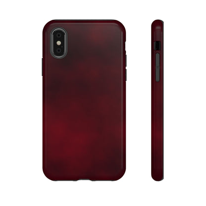 Vintage Burgundy Cherry Phone Case – Elegant Floral Design for iPhone 17 & Samsung Galaxy | Tough Protective Cover - JGUS