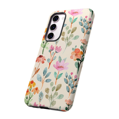 Petal Splash Watercolor Symphony Phone Case