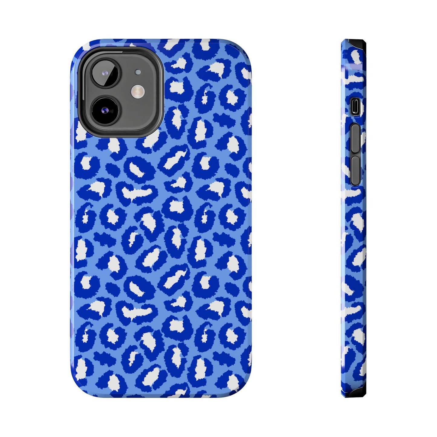 Leopard Vibes - Blue Edition Phone Case for iPhone & Samsung - Stylish & Durable Animal Print Case