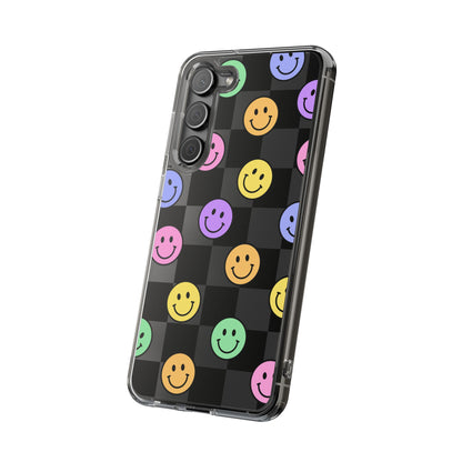 Happy Vibes Clear Phone Case