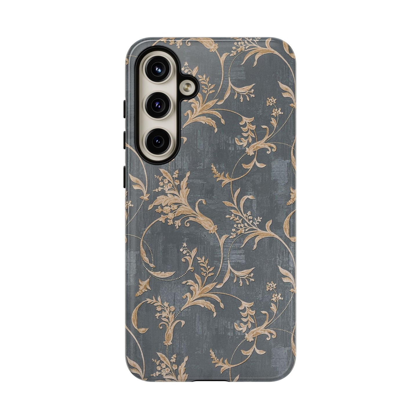 Old-Fashioned Flower Phone Case – Aesthetic Protective Cover for iPhone & Samsung - JGUS