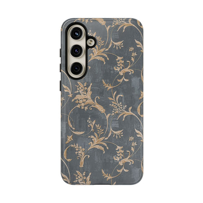 Old-Fashioned Flower Phone Case – Aesthetic Protective Cover for iPhone & Samsung - JGUS