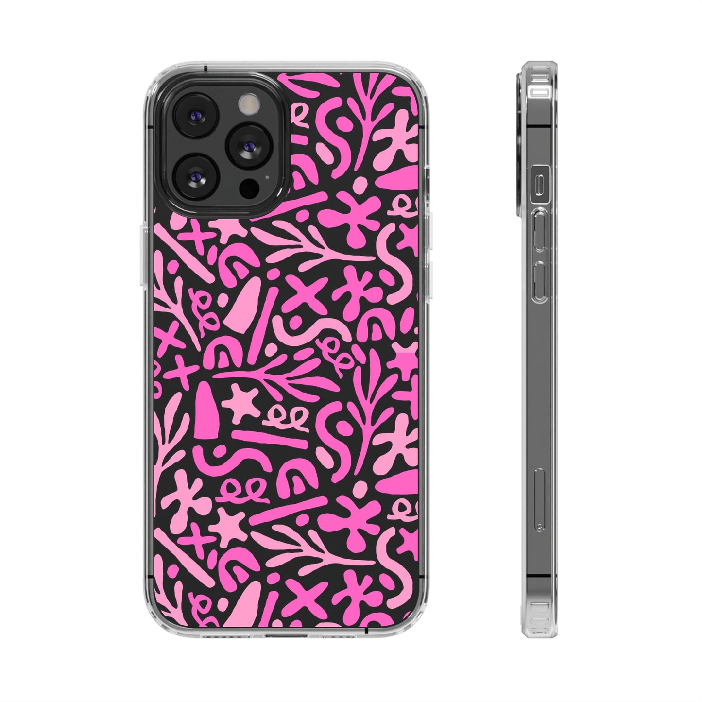 Abstract Vibes Clear Phone Case