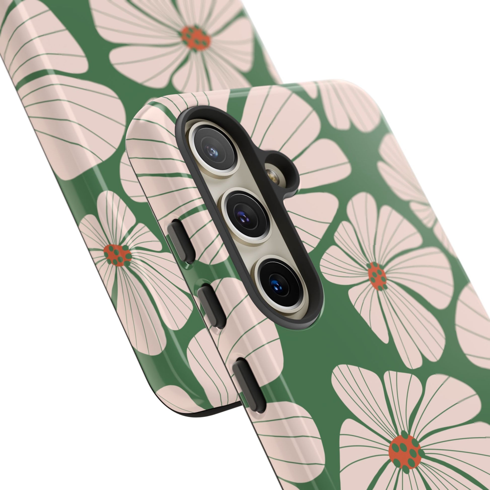 Retro Floral Abstract Phone Case – Vintage 70s & 80s Aesthetic for iPhone & Samsung - JGUS