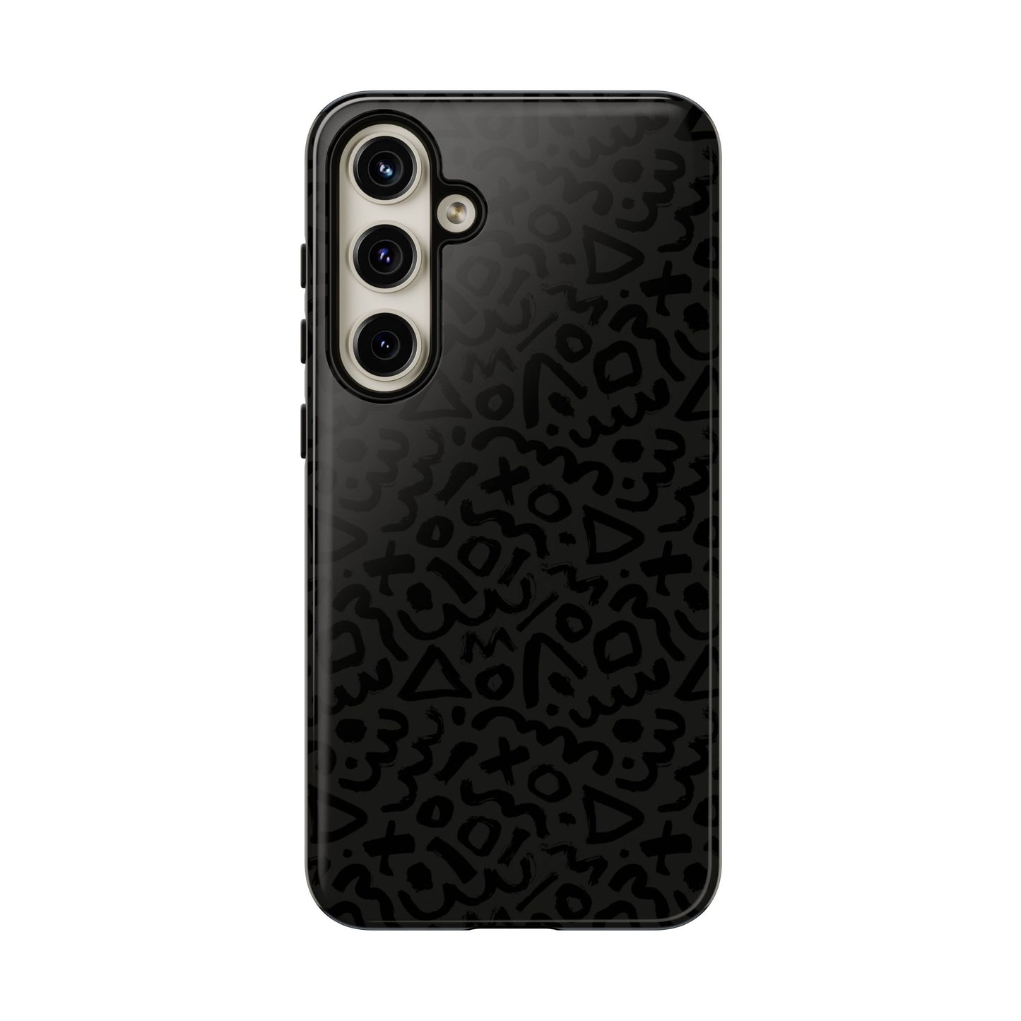 Retro Geometric Vibes Phone Case – 80s 90s Vintage Abstract Pattern for iPhone & Samsung - JGUS
