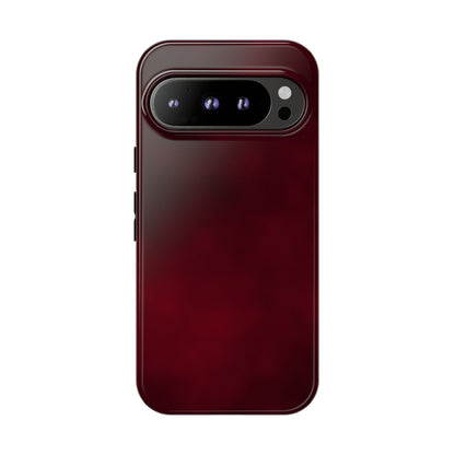 Vintage Burgundy Cherry Phone Case – Elegant Floral Design for iPhone 17 & Samsung Galaxy | Tough Protective Cover - JGUS