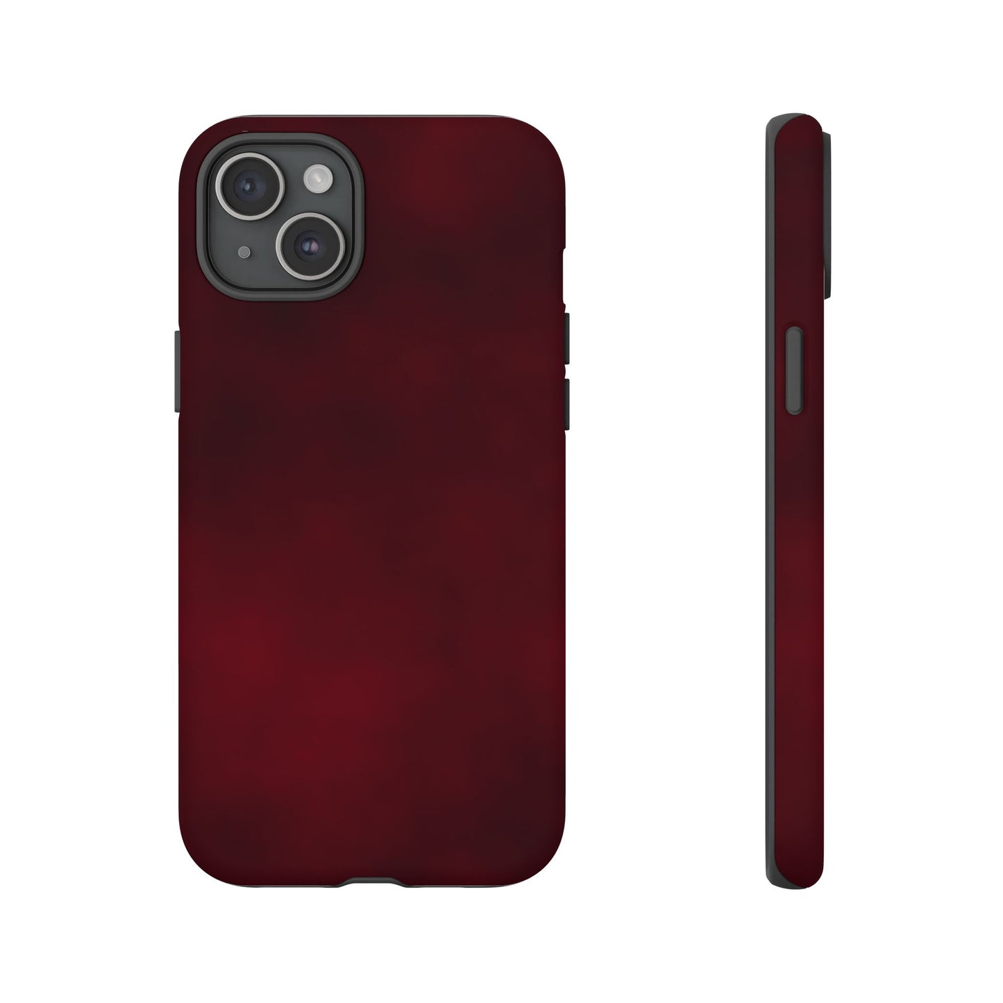 Vintage Burgundy Cherry Phone Case – Elegant Floral Design for iPhone 17 & Samsung Galaxy | Tough Protective Cover - JGUS
