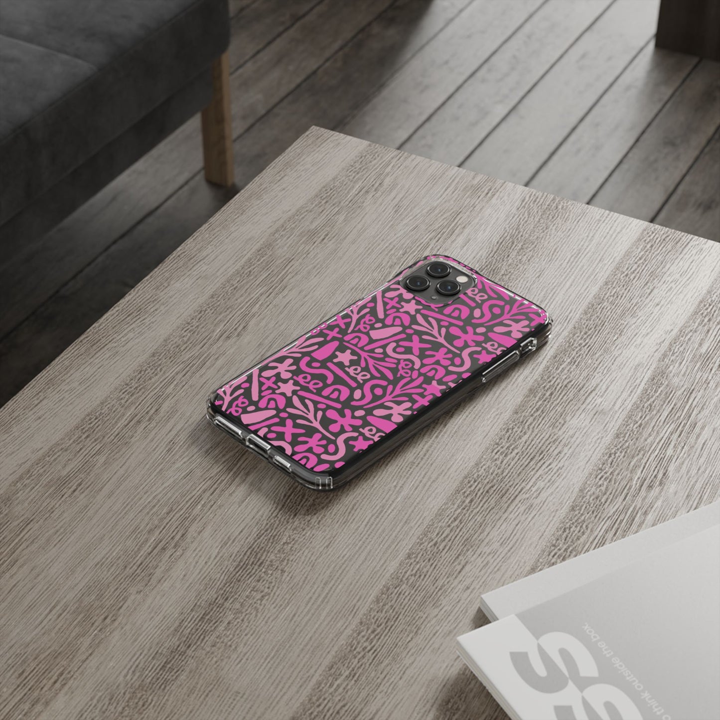 Abstract Vibes Clear Phone Case