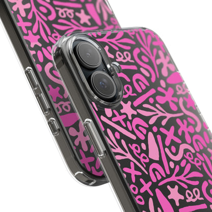 Abstract Vibes Clear Phone Case